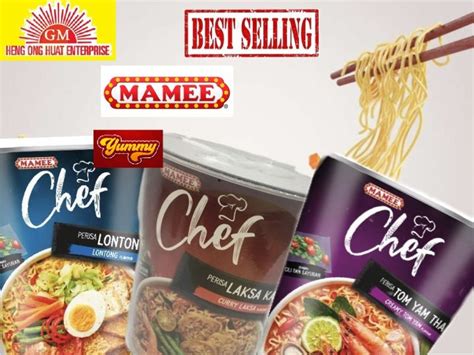 MAMEE CHEF Cup Noodles Lontong Creamy Tom Yam Curry Laksa 72g Lazada