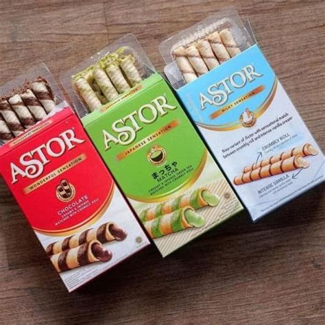 Jual ASTOR ASTOR WAFER STICK CHOCOLATE ASTOR VANILLA SHAKE ASTOR