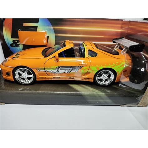 Carrinho Miniatura De Metal Toyota Supra Brian Velozes E Furiosos