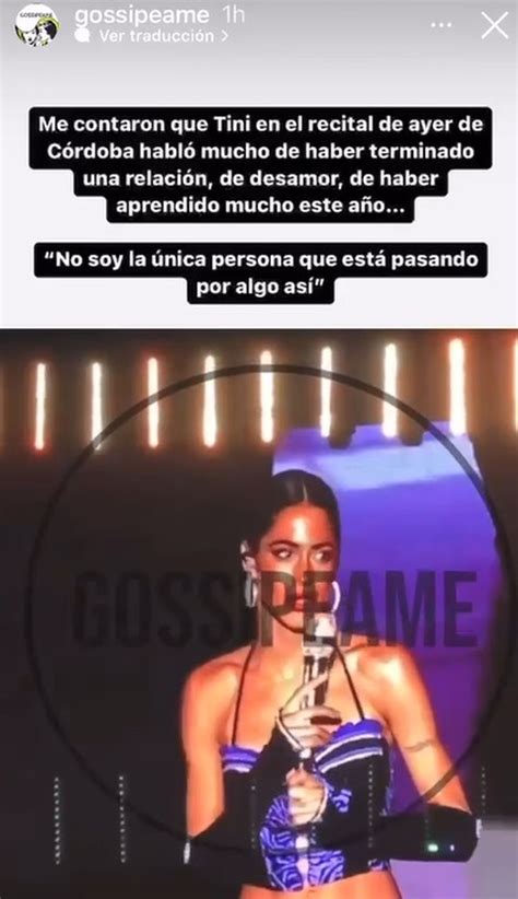 Inesperadamente Tini Stoessel Habl De Su Crisis Con Rodrigo De Paul