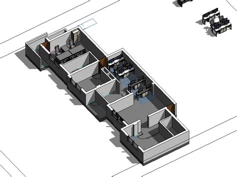 Office Table Revit Model Md Table And Workstations In Revit | Library Revit