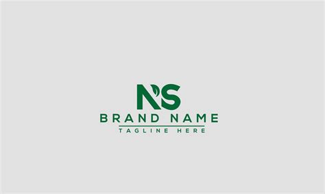 NS Logo Design Template Vector Graphic Branding Element. 10946569 ...