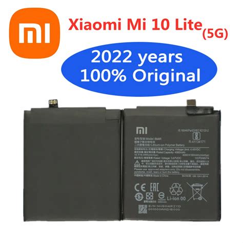 Batería de repuesto Original para teléfono móvil Xiaomi Mi 10 Lite 5G