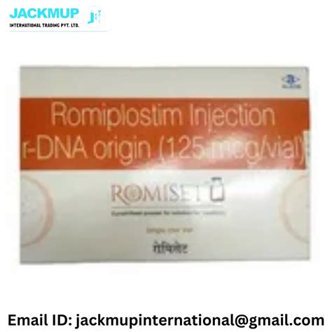 Romiset 125Mcg Romiplostim Injection At Rs 2995 Box Romiplostim