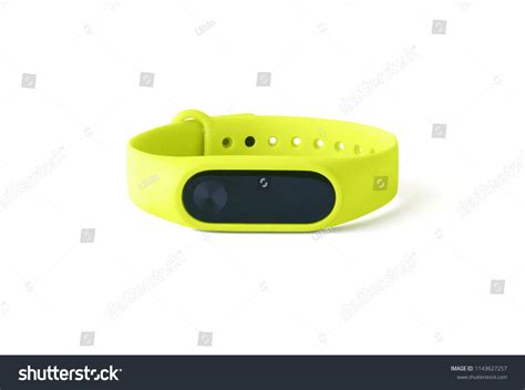 Fitness Bracelet Tracker Isolated On White Stock Photo 1143627257 | Shutterstock