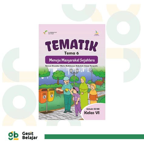 Jual Buku Tematik Sdit Kelas Tema Menuju Masyarakat Sejahtera