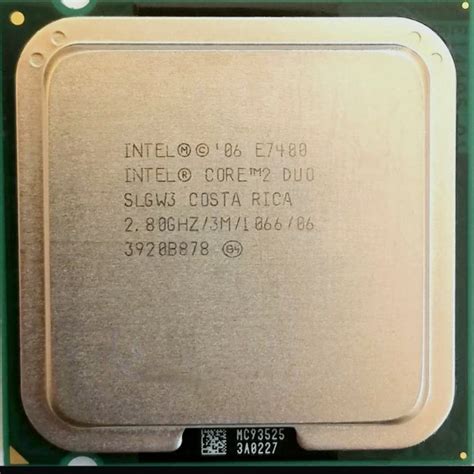 Intel E7400 Core 2 Duo SLGW3 Virtualization technology socket 775
