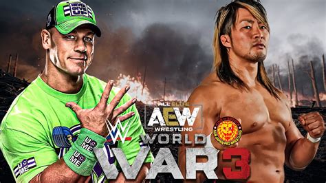 The Aces John Cena Vs Hiroshi Tanahashi World War 3 Wwe Vs Aew