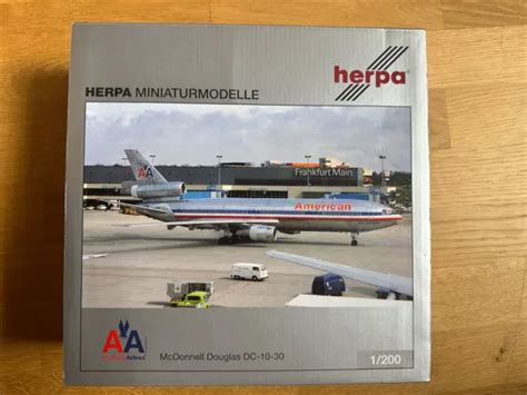 HERPA 554770 AMERICAN Airlines McDonnell Douglas DC 10 30 Limited