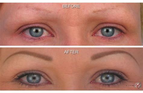 Semi Or Easy Eyebrow Tattoo Cost And Before After Photos