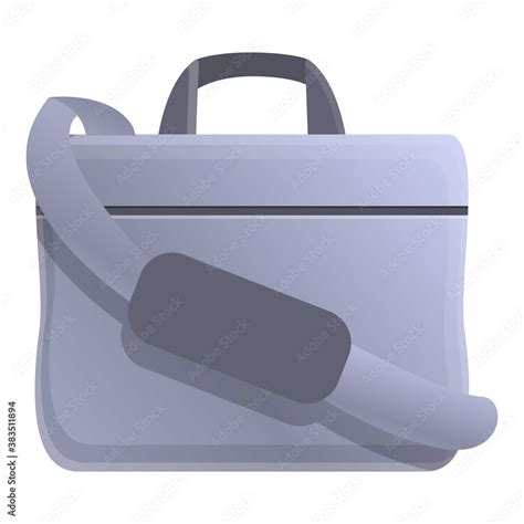 Business laptop bag icon. Cartoon of business laptop bag vector icon ...