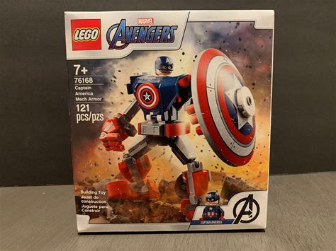 Let S Take A Look At The Lego Captain America Mech Armor Set