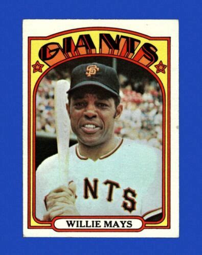 Topps Set Break Willie Mays Vg Vgex Gmcards Ebay