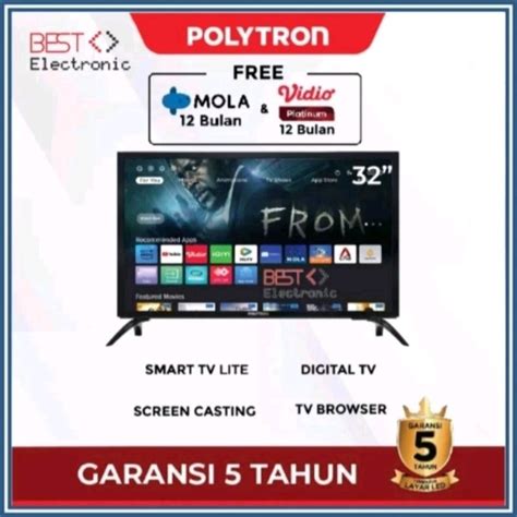 Jual Polytron Led Smart Tv Inch Pld Cv Digital Youtube Mola