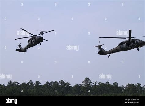 Uh 60 Black Hawk Helicopters Lift Off On Their Way To Providing Over