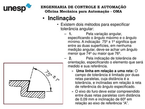 PPT ENGENHARIA DE CONTROLE E AUTOMAÇÃO Oficina Mecânica para