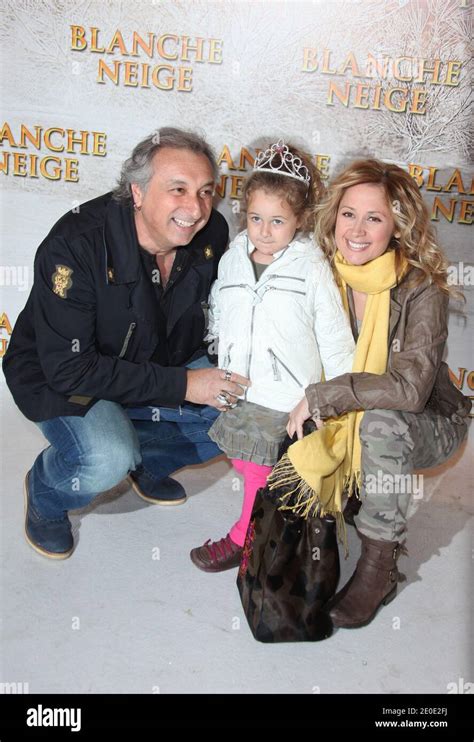 Lara Fabian, Gerard Pullicino and their daughter Lou attend the French Premiere of the movie ...