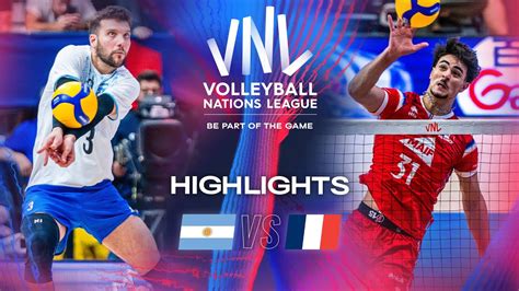 🇦🇷 Arg Vs 🇫🇷 Fra Highlights Week 2 Mens Vnl 2024 Youtube