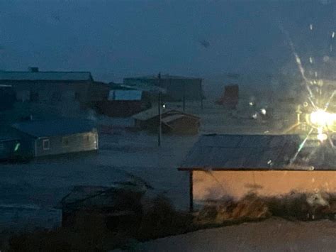 Storm Battering Western Alaska Causes Widespread Flooding