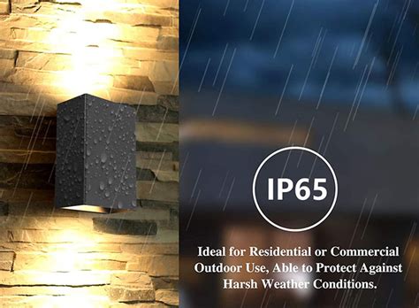 European Style Outside Wall Lights 6 Inch 10w 3cct Tunable
