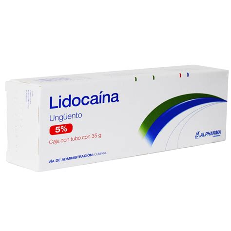 Lidocaína Ungüento 5 Tubo 35g MEDYMAS