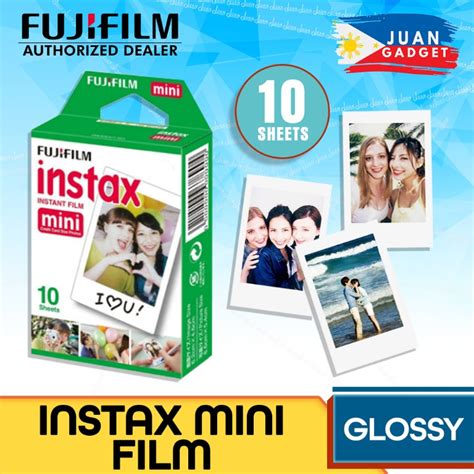 Fujifilm Instax Mini Glossy Sheets Film Single Pack Jg