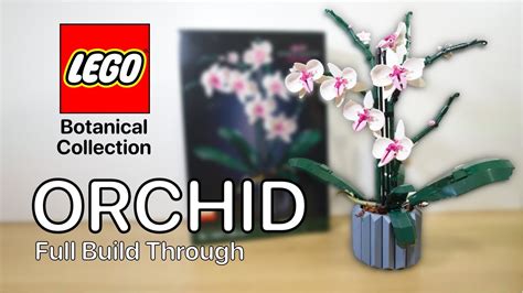 Lego Orchid Botantical Collection Set Full Build Through Youtube