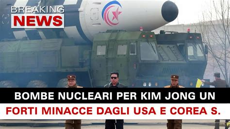 Corea Del Sud e Usa Si Alleano Kim Jong Un Farà Un Passo Indietro