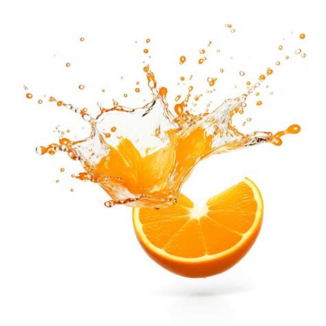 Premium AI Image | Orange on White Background No Shadow No Reflection