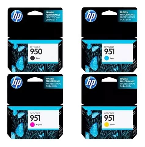 Pack Tintas Hp 950 951 Originales Fuera De Fecha Factura Cuotas Sin