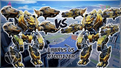 WR Ivory ATOMIZER VS Quicksand LABRYS Mk3 Comparison War Robots