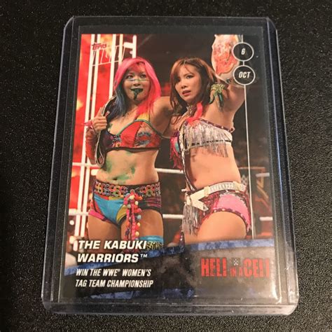 Topps Now Wwe Asuka And Kairi Sane カブキウォリアーズ プロレスカード スターダム 女子プロレス 華名 宝城