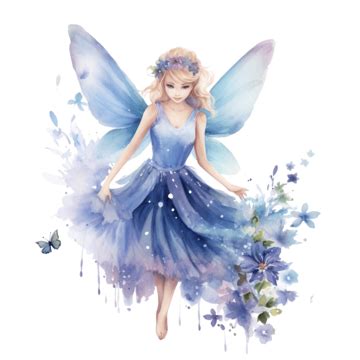 Fairy Watercolor Clipart Ai Generated Fairy Clipart Watercolor