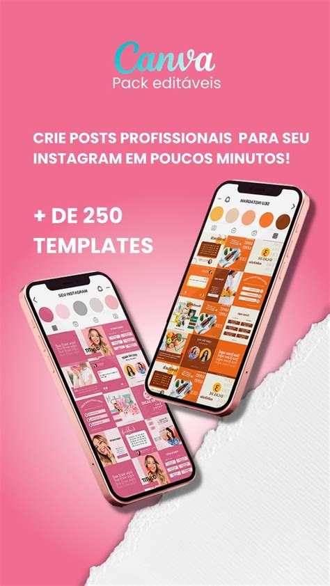 Mais De Posts Pack Edit Veis Canva Gratuito In Canvas Packing