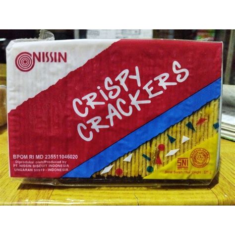 Jual Nissin Crispy Crackers Gr Shopee Indonesia