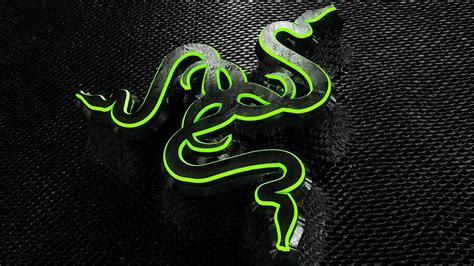 Fond D Cran Noir Illustration N On Texte Logo Vert Razer