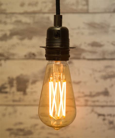 Large Teardrop Filaments Crossing Led Light Bulb 6w E27 Long Life