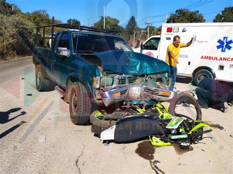 Motociclista Pierde La Vida Al Impactar Contra Camioneta Rese A