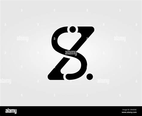 Initial Sz Letter Logo Design Vector Template Monogram Lettermark Sz