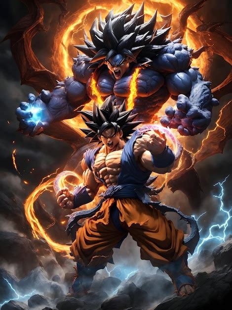 O ataque característico de draconic goku combina o poder do punho do