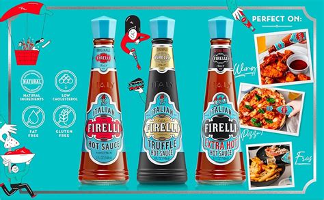 Amazon FIRELLI Italian Hot Sauce Oz Bottle Pack Of Perfect Kick For Pizza Ramen