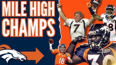 The Greatest Denver Broncos Super Bowl Moments - YouTube