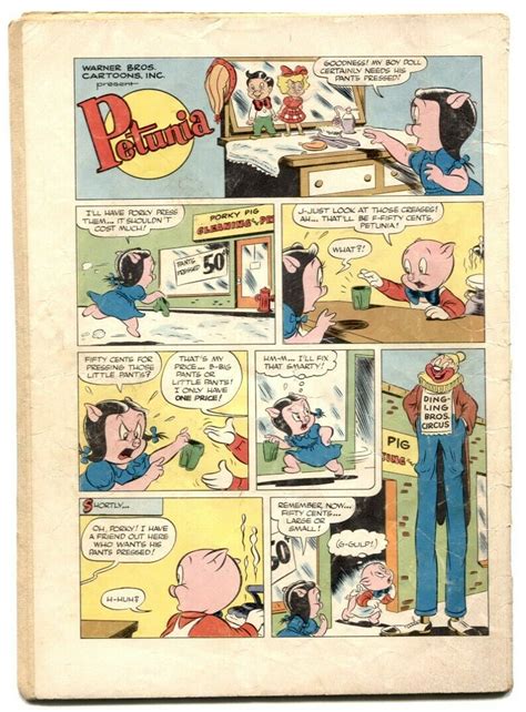 Petunia Four Color Comics Porky Pig Comic Cover Comic