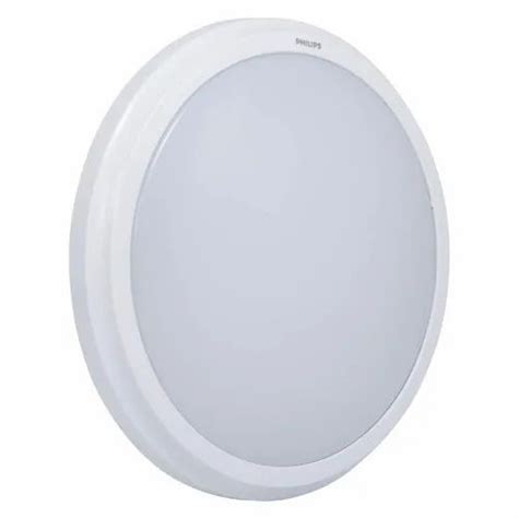 Round Cool White Philips 12 W All Weather IP65 LED Surface Mount Light