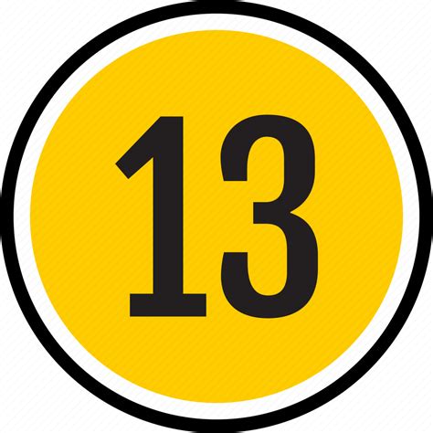 Number Thirteen Icon Download On Iconfinder On Iconfinder