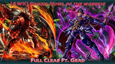 Awk Ganan Full Clear Ft Grad Grand Summoners Gl Youtube