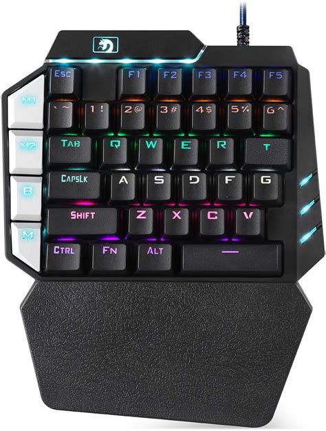 Magegee One Handed Professional Gaming Keyboard Rgb Backlit Keys