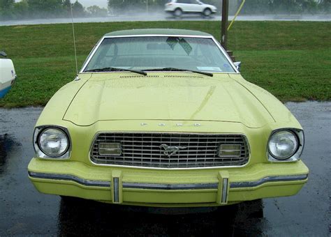 Medium Lime Yellow 1974 Ford Mustang Ii Coupe