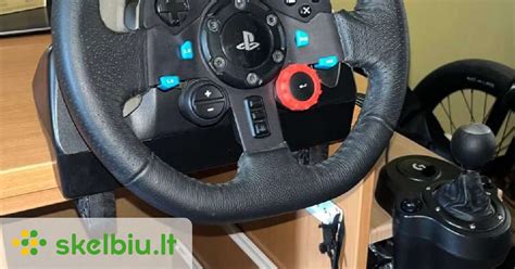 Logitech G29 vairas su pedalais ir pavarų svirtimi Skelbiu lt