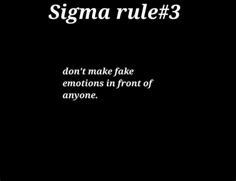 Sigma Rule 3 In 2022 Sigma Emotions Rules